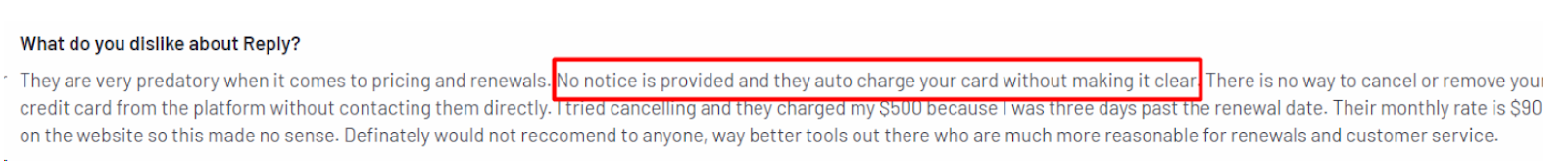 Reply.io G2 reviews