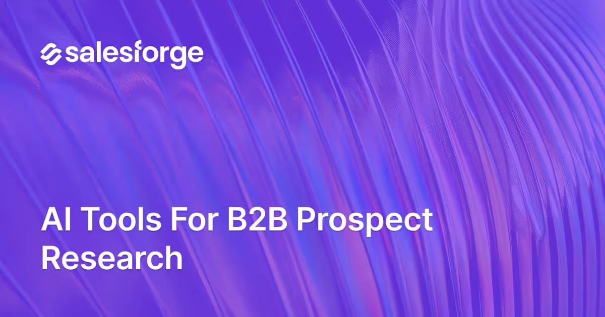 AI Tools for B2B Prospect Research