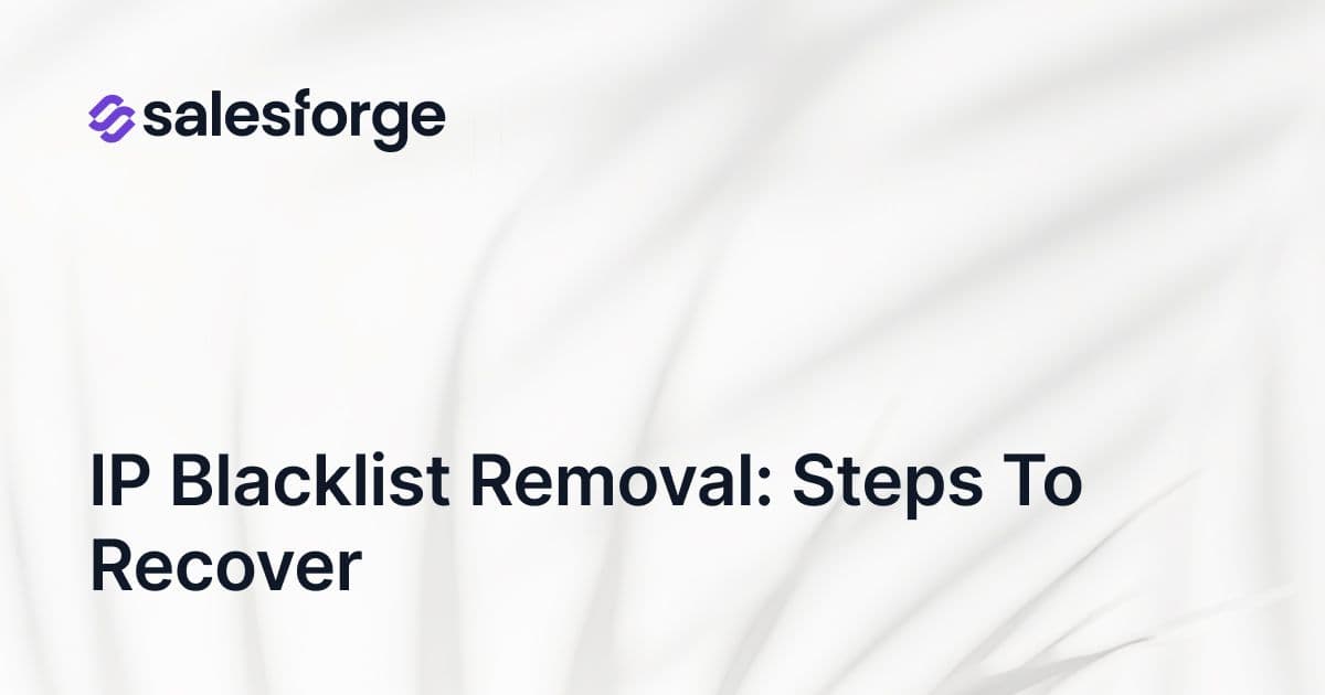 IP Blacklist Removal: Steps to Recover