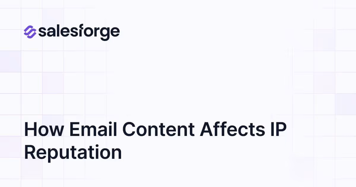 How Email Content Affects IP Reputation
