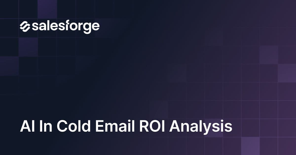 AI in Cold Email ROI Analysis