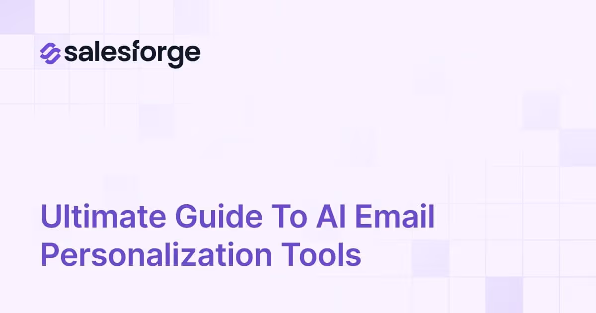 Ultimate Guide to AI Email Personalization Tools