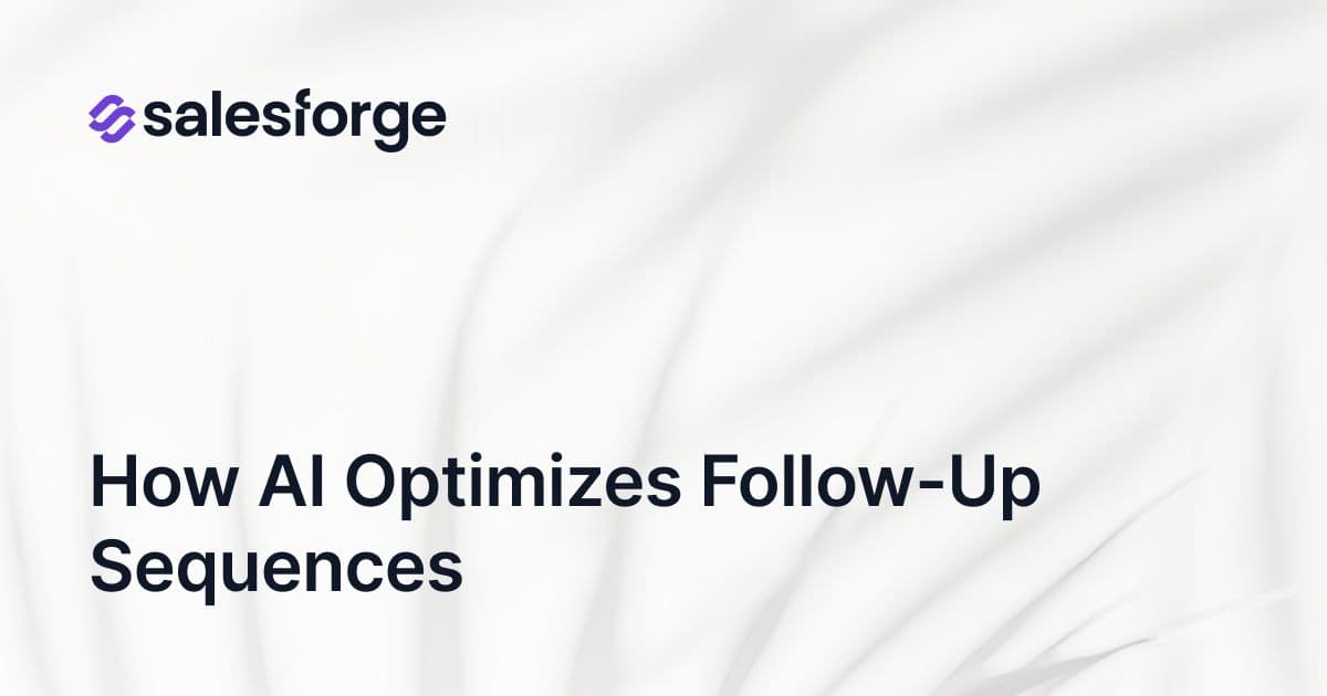 How AI Optimizes Follow-Up Sequences