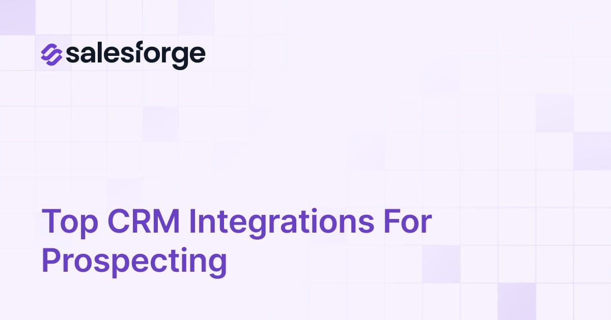 Top CRM Integrations for Prospecting