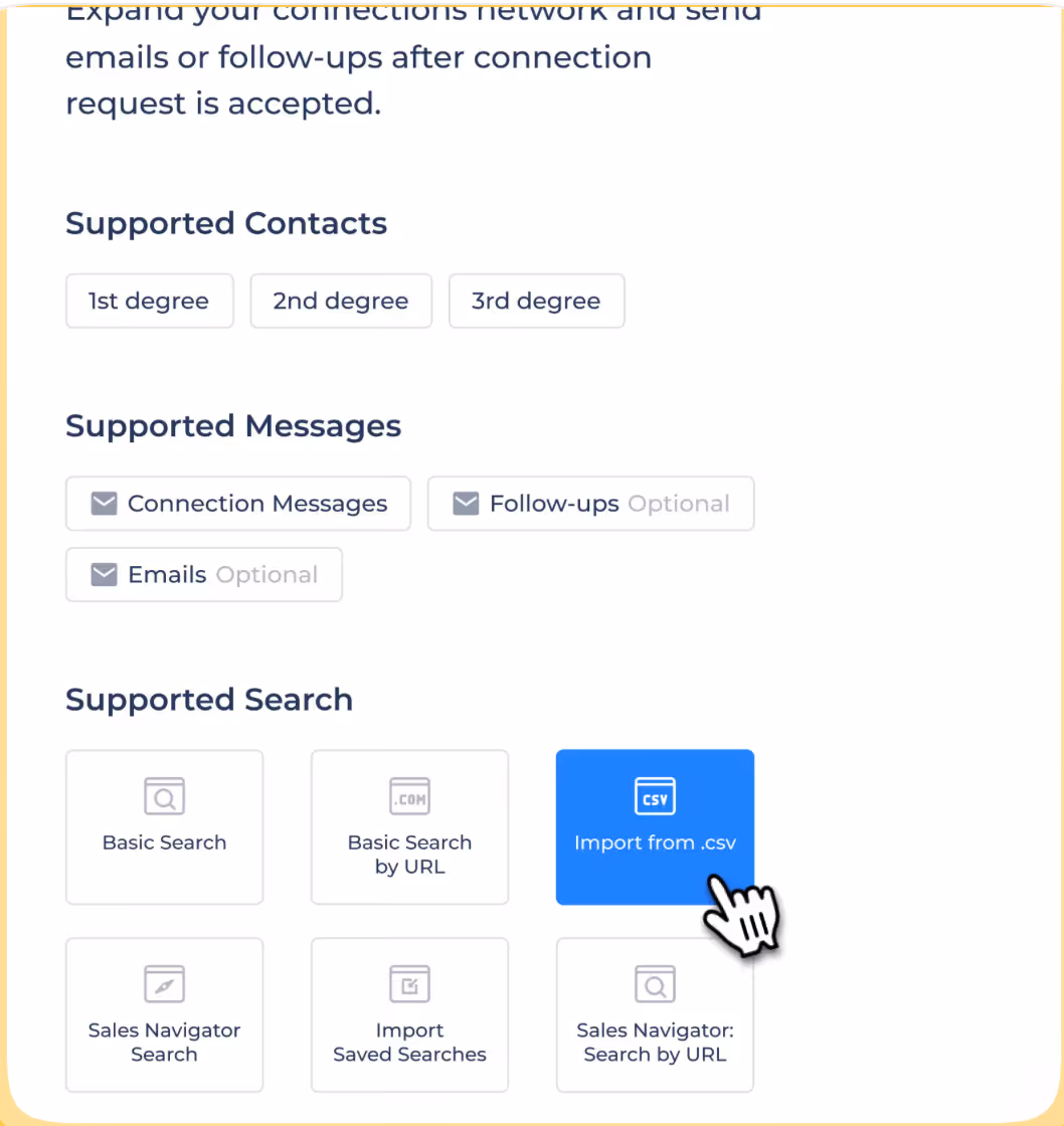 Import Leads in Salesflow