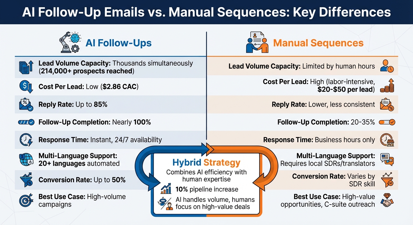 AI vs Manual Email Follow-Up Sequences: Performance Metrics Comparison