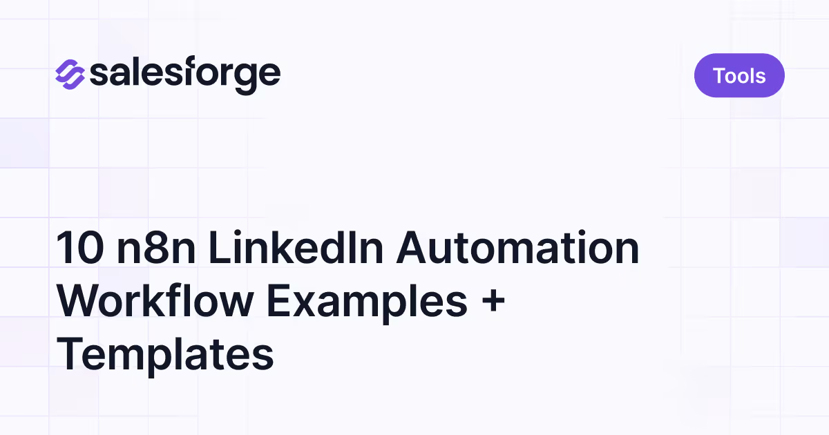 10 n8n LinkedIn Automation Workflow Examples + Templates