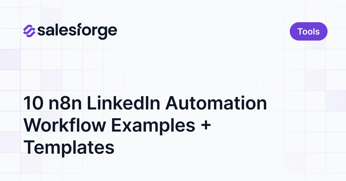 10 n8n LinkedIn Automation Workflow Examples + Templates