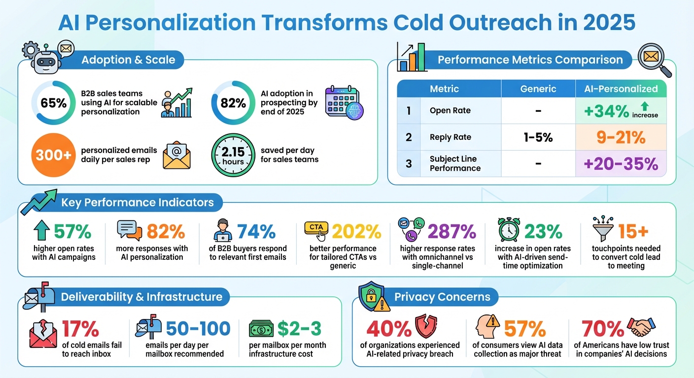 AI Personalization Impact on Cold Outreach Performance 2025