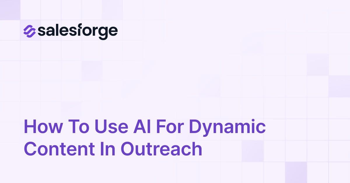 How to Use AI for Dynamic Content in Outreach