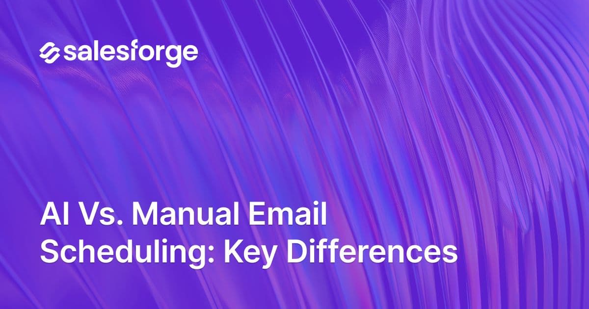 AI vs. Manual Email Scheduling: Key Differences