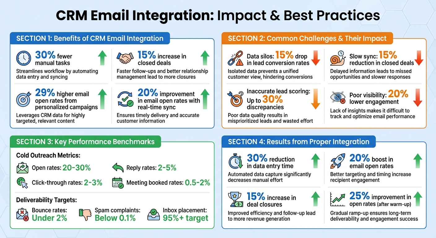 CRM Email Integration Benefits and Key Metrics