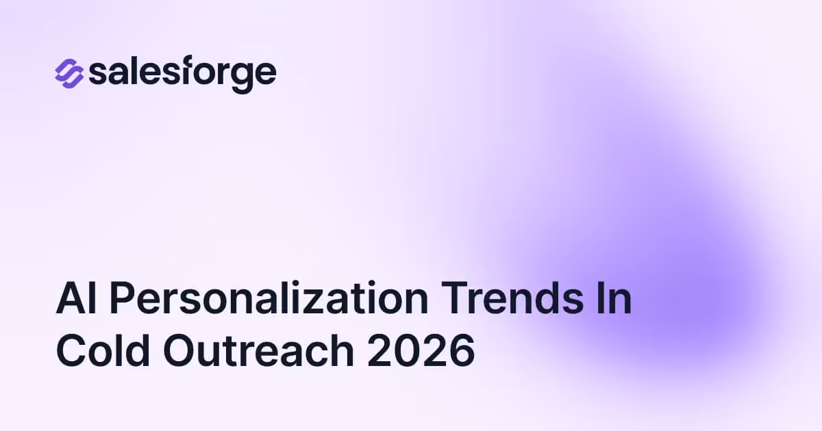 AI Personalization Trends in Cold Outreach 2026