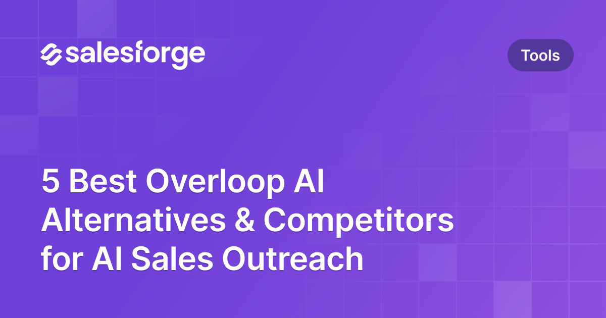 5 Best Overloop AI Alternatives & Competitors for AI Sales Outreach