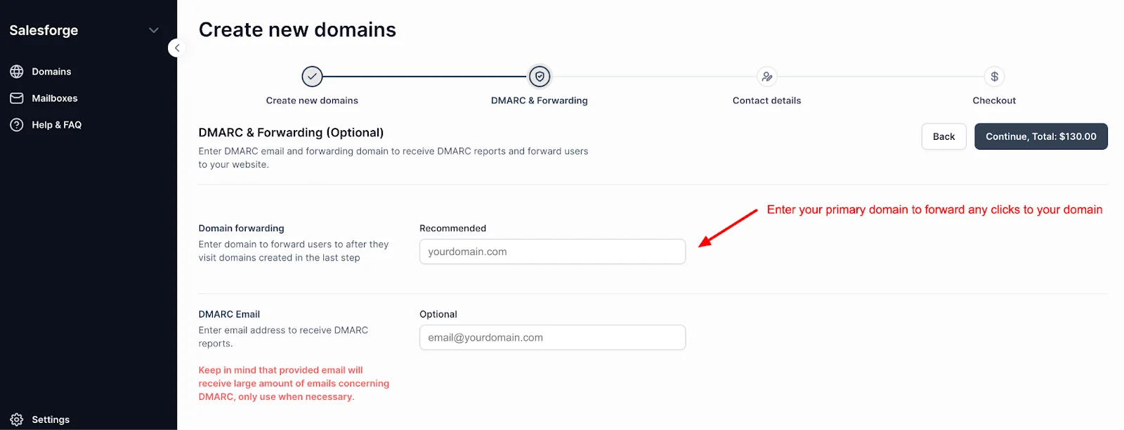 Adding DMARC Forwarding