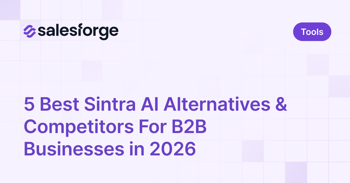 5 Best Sintra AI Alternatives & Competitors For B2B Businesses in 2026