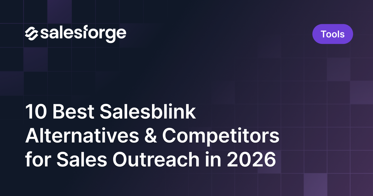 10 Best Salesblink Alternatives & Competitors for Sales Outreach in 2026