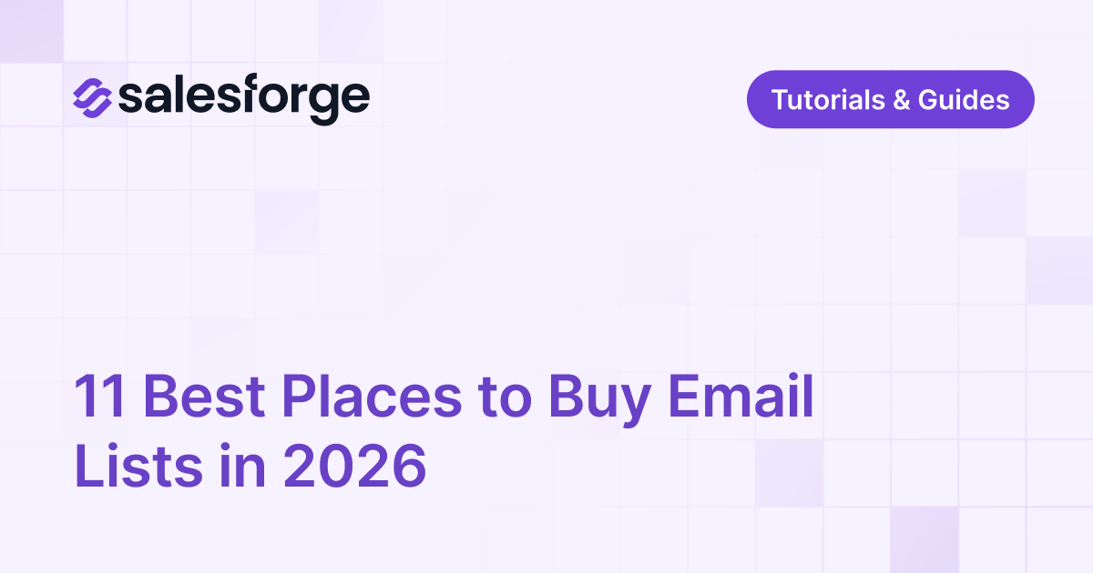11 Best Places to Buy Email Lists in 2026