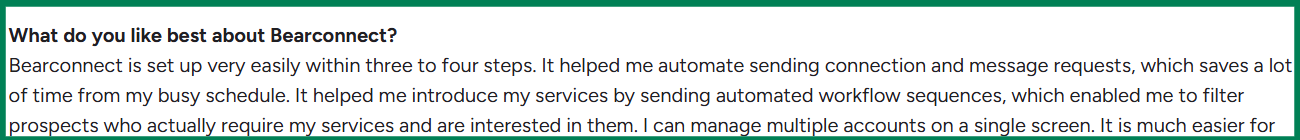 BearConnect G2 review about ease of use