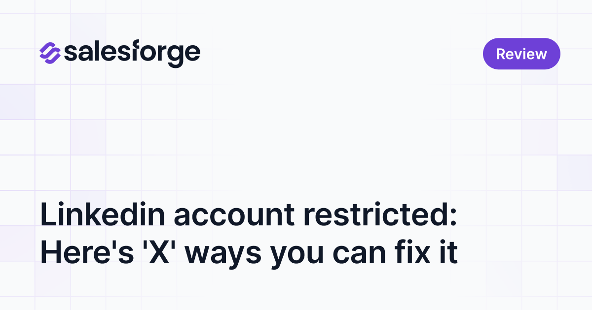 Linkedin account restricted: Here's 'X' ways you can fix it