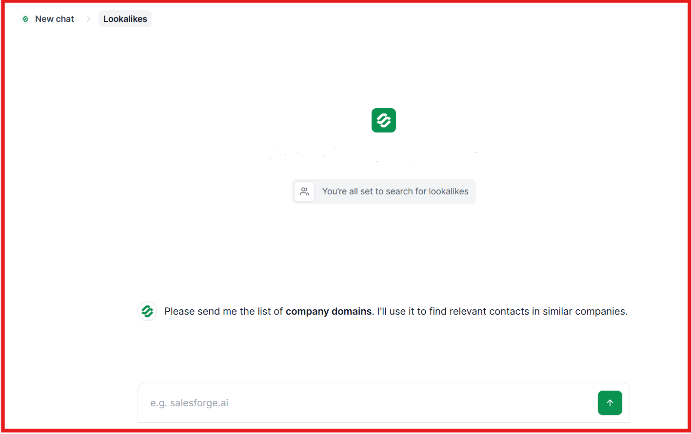 Leadsforge lookalike feature