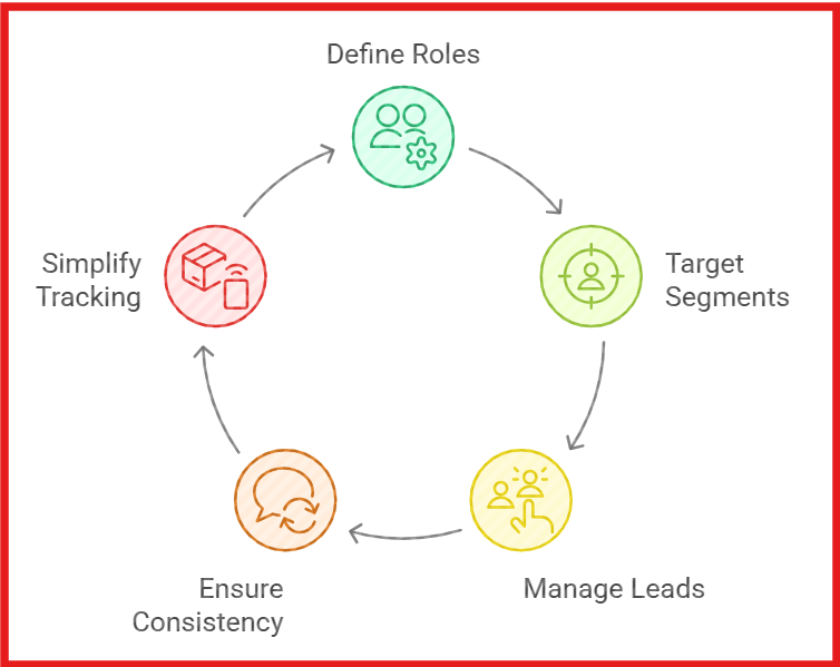 Cycle of organized LinkedIn account management