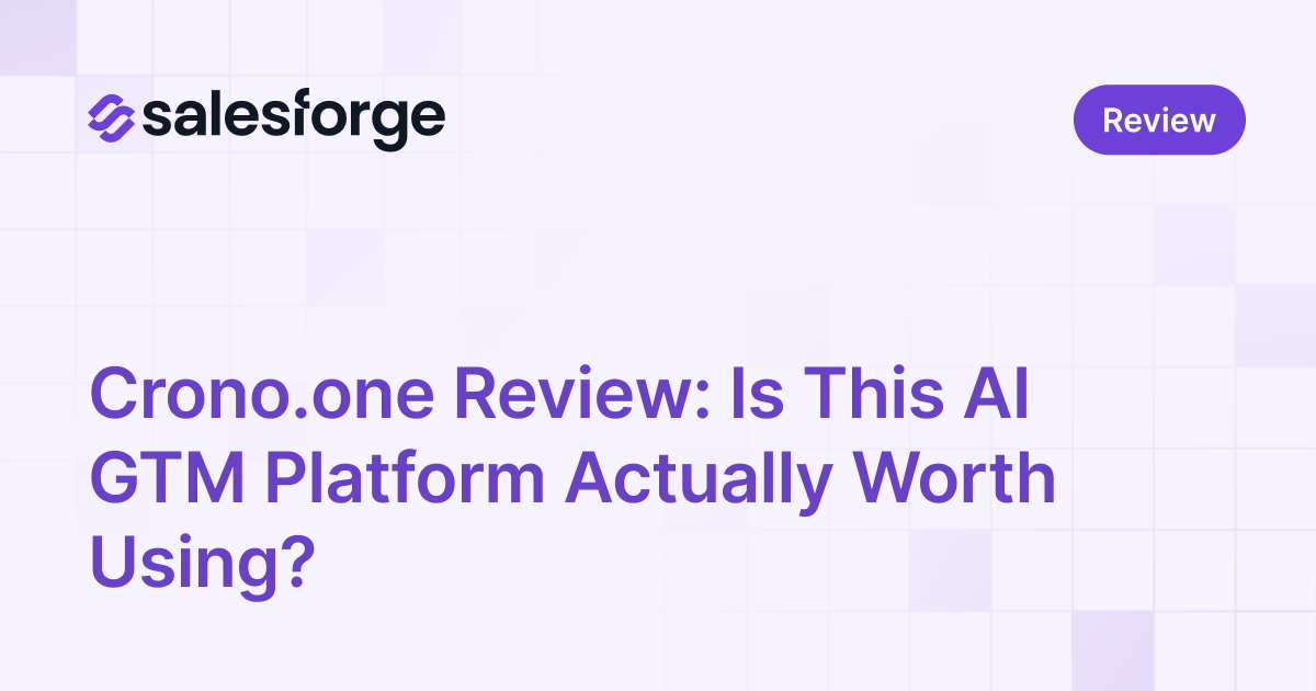 Crono.one Review: Is This AI GTM Platform Actually Worth Using?