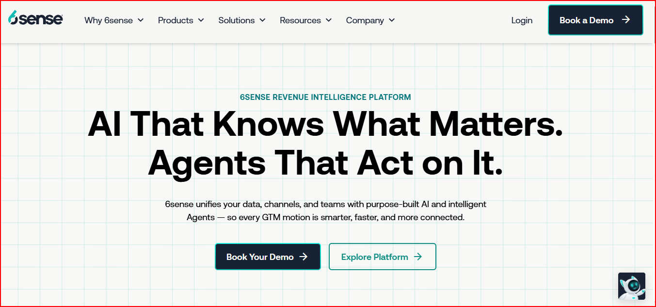 6sense - AI-powered ABM platform