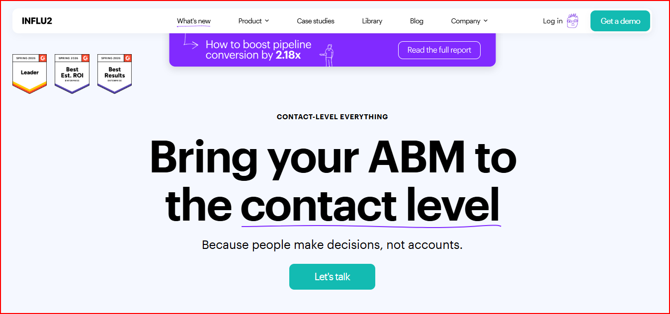  Influ2 - Contact level ABM platform
