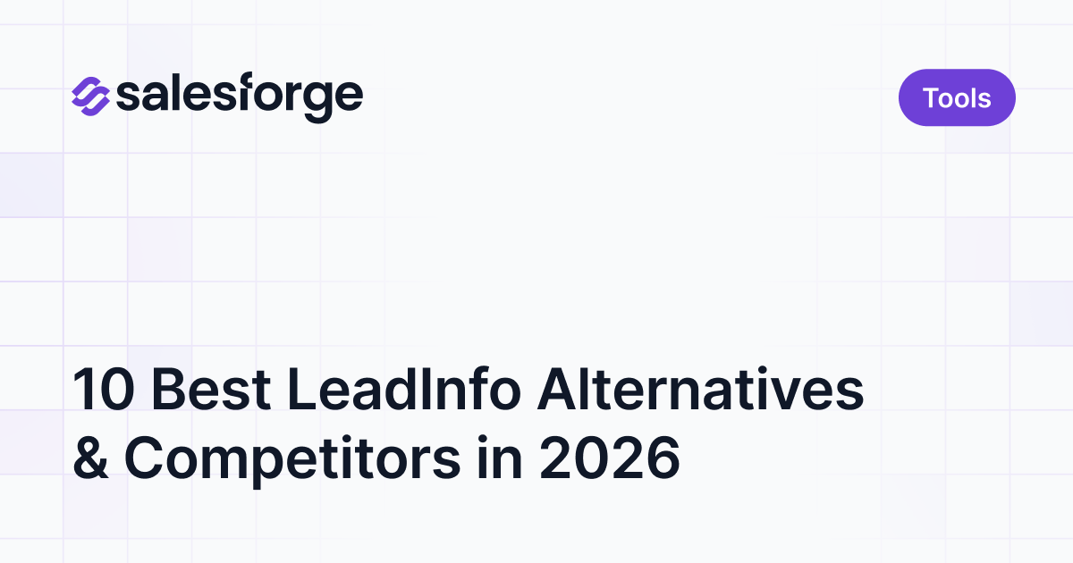 10 Best LeadInfo Alternatives & Competitors in 2026
