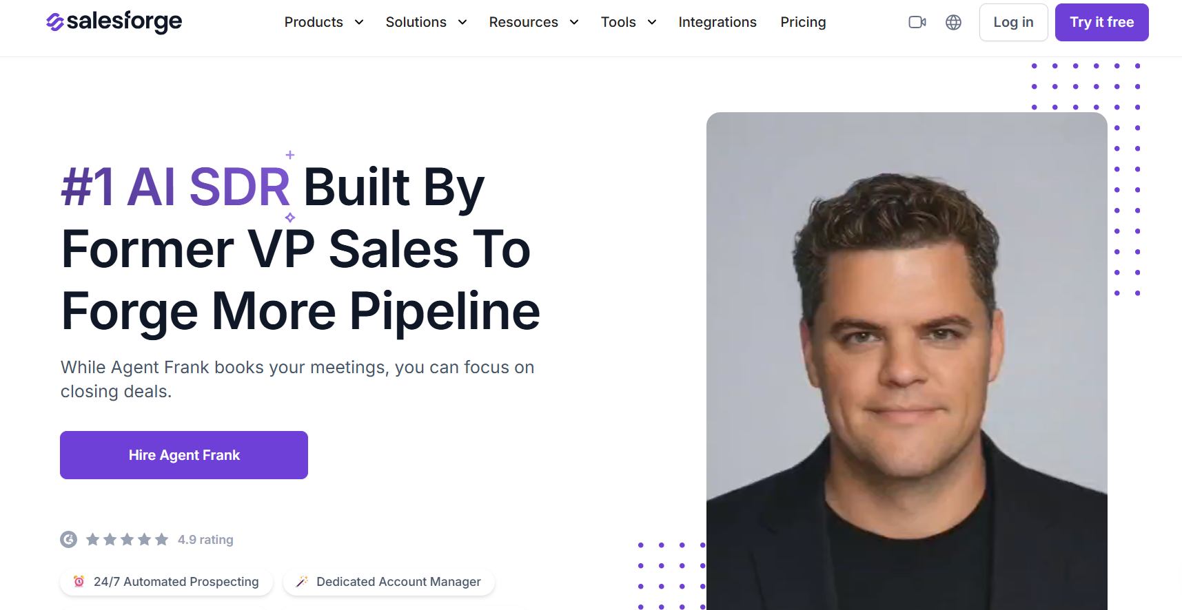 Agent Frank by Salesforge