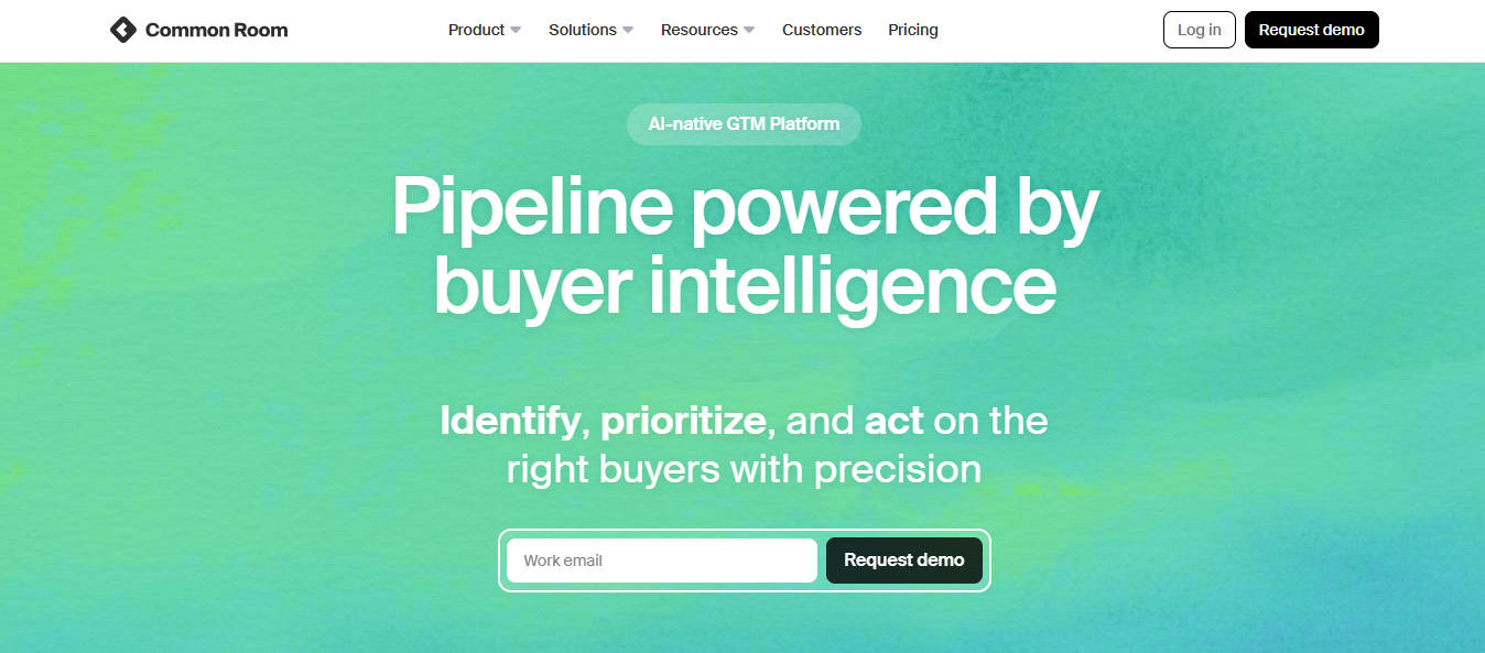 Common Room io Homepage