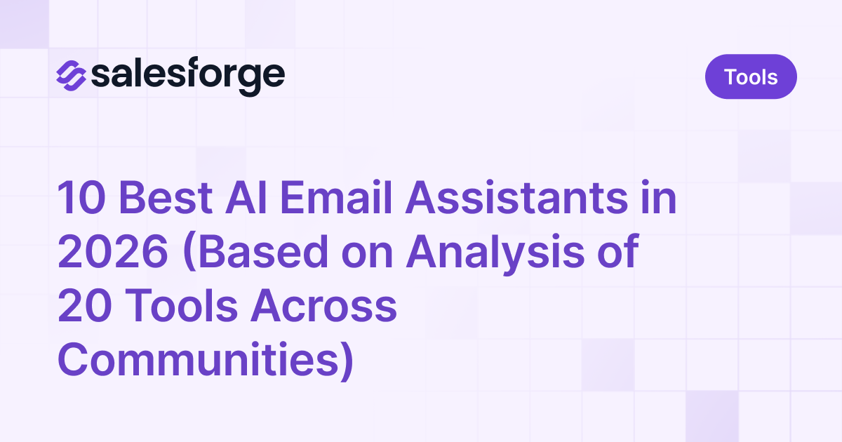 10 Best AI Email Assistants in 2026 (Based on Analysis of 20 Tools Across Communities)