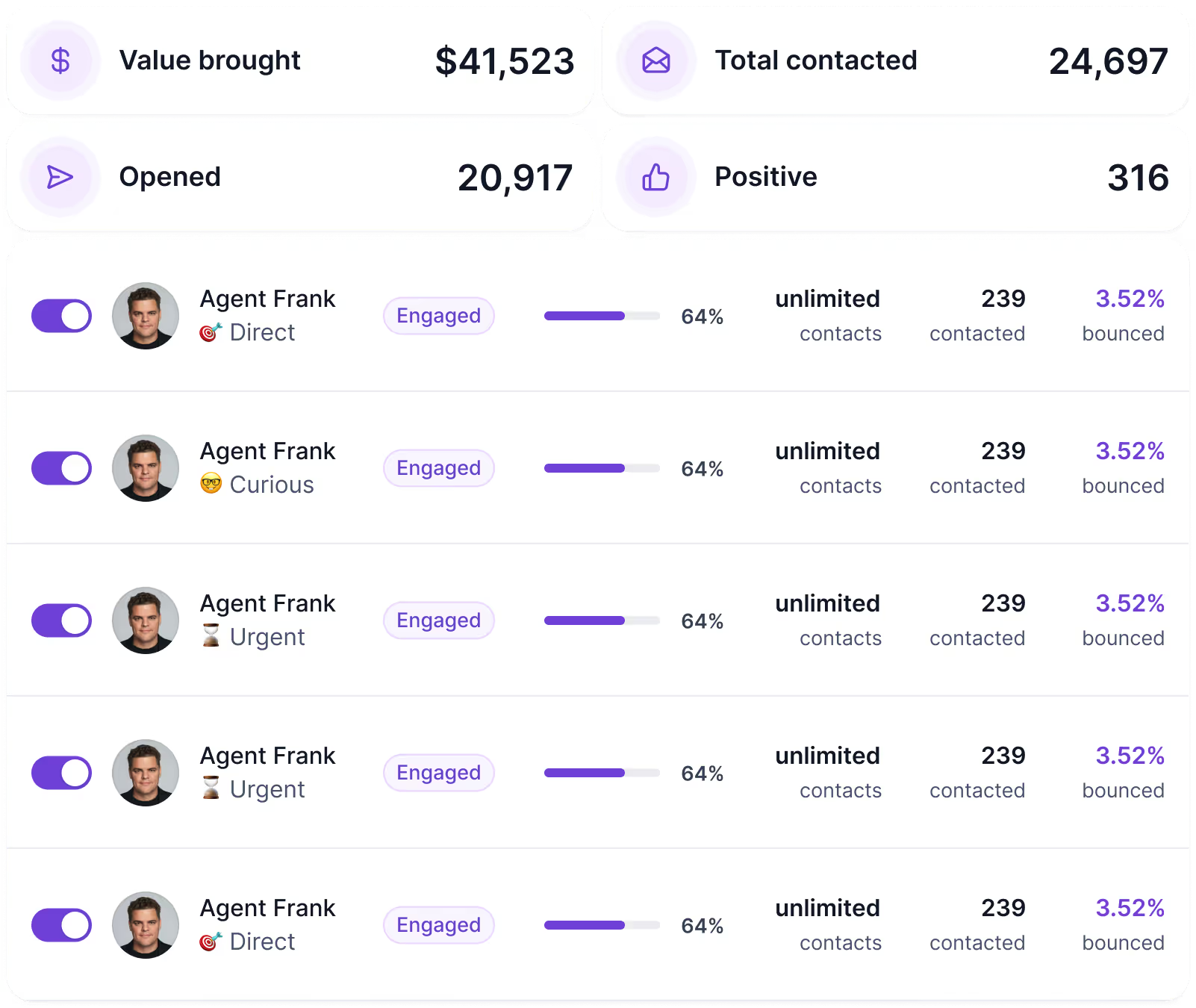 Salesforge AI SDR Agent Frank