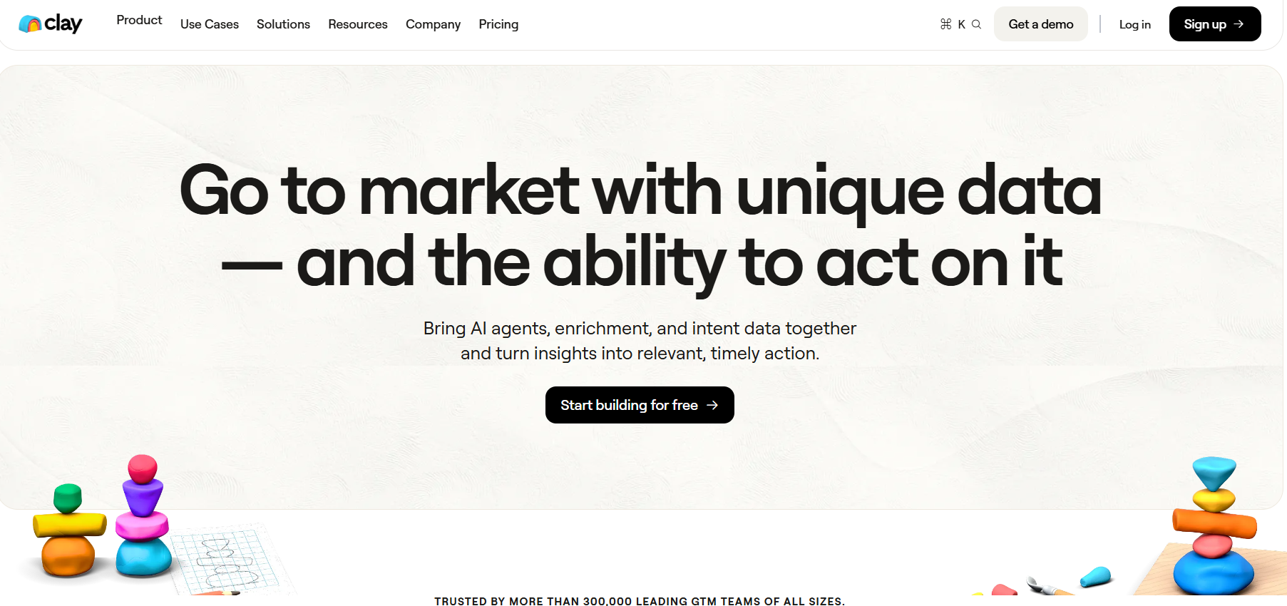 Clay homepage