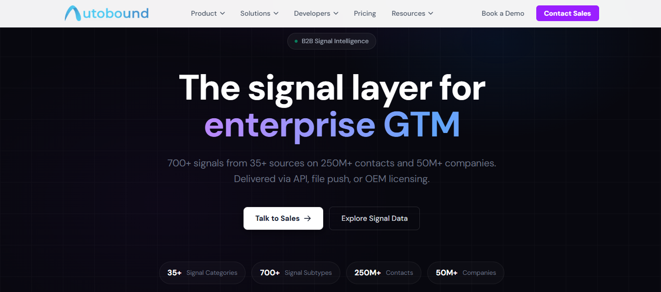 Autobound Homepage