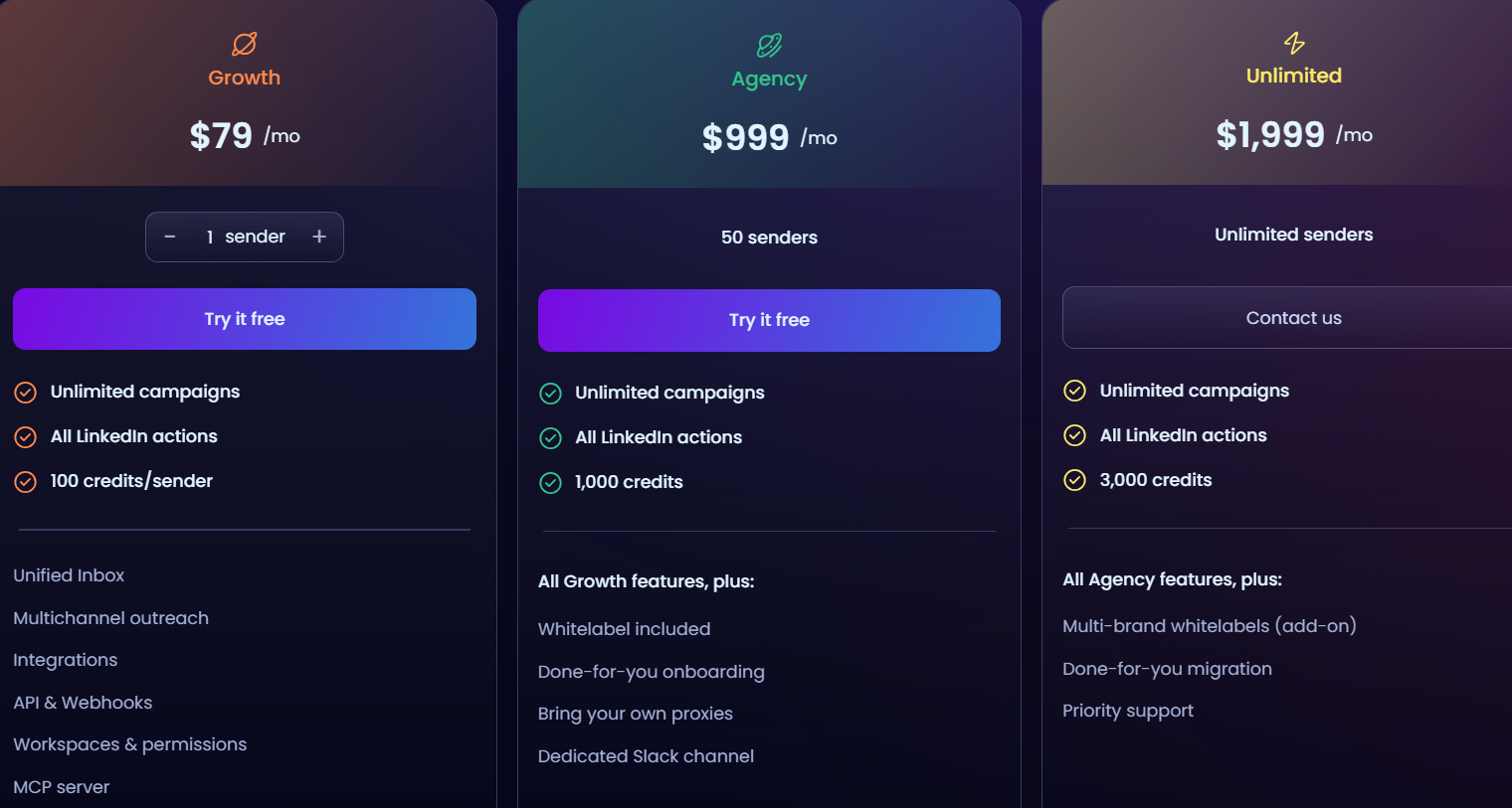 HeyReach pricing