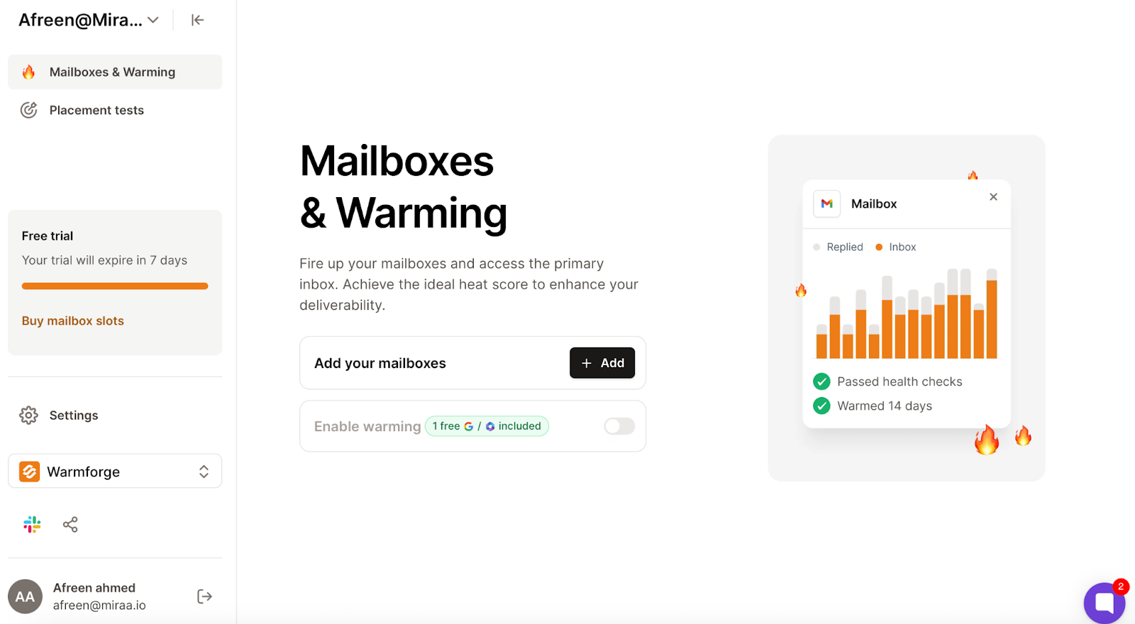 Warmforge Dashboard