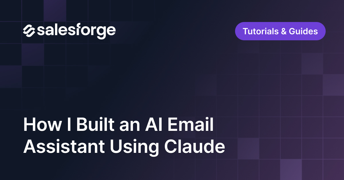 How I Built an AI Email Assistant Using Claude: Without Any Developer’s Help
