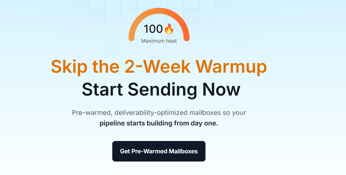 Get pre-warmed mailboxes on Primeforge