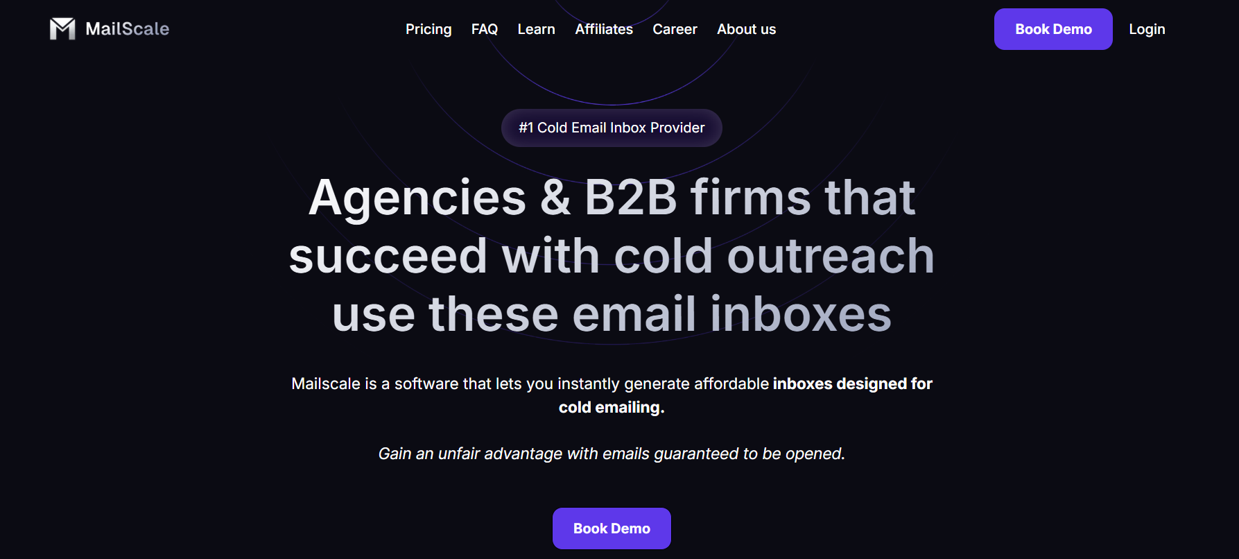 Mailscale homepage