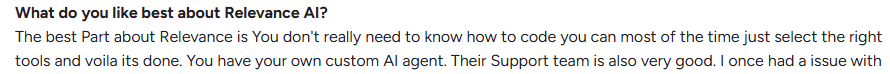 User Review