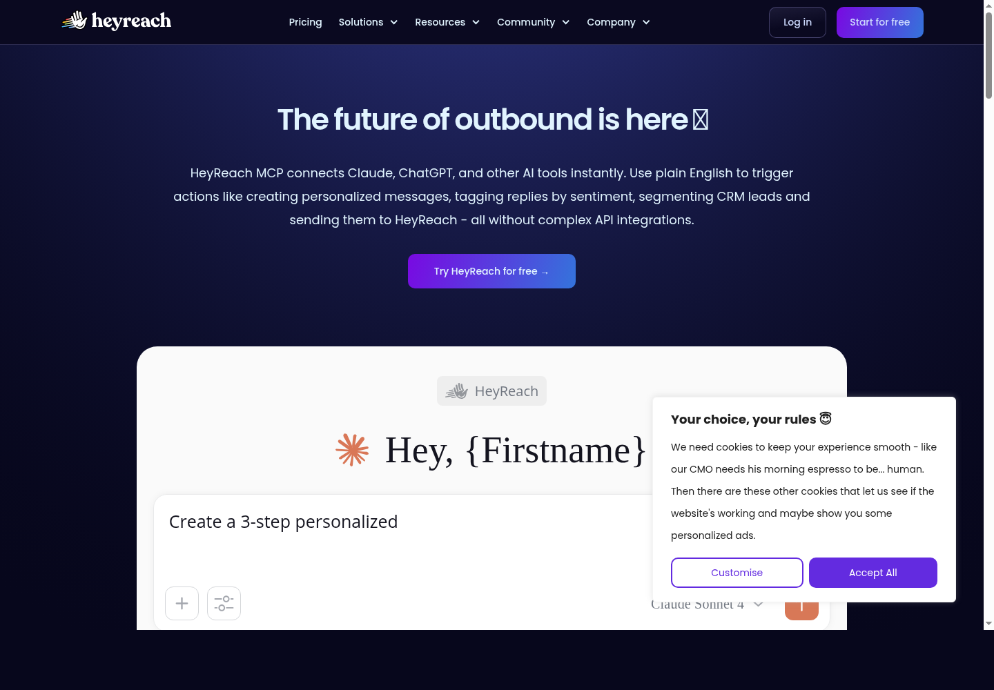 HeyReach MCP Server for LinkedIn outreach automation