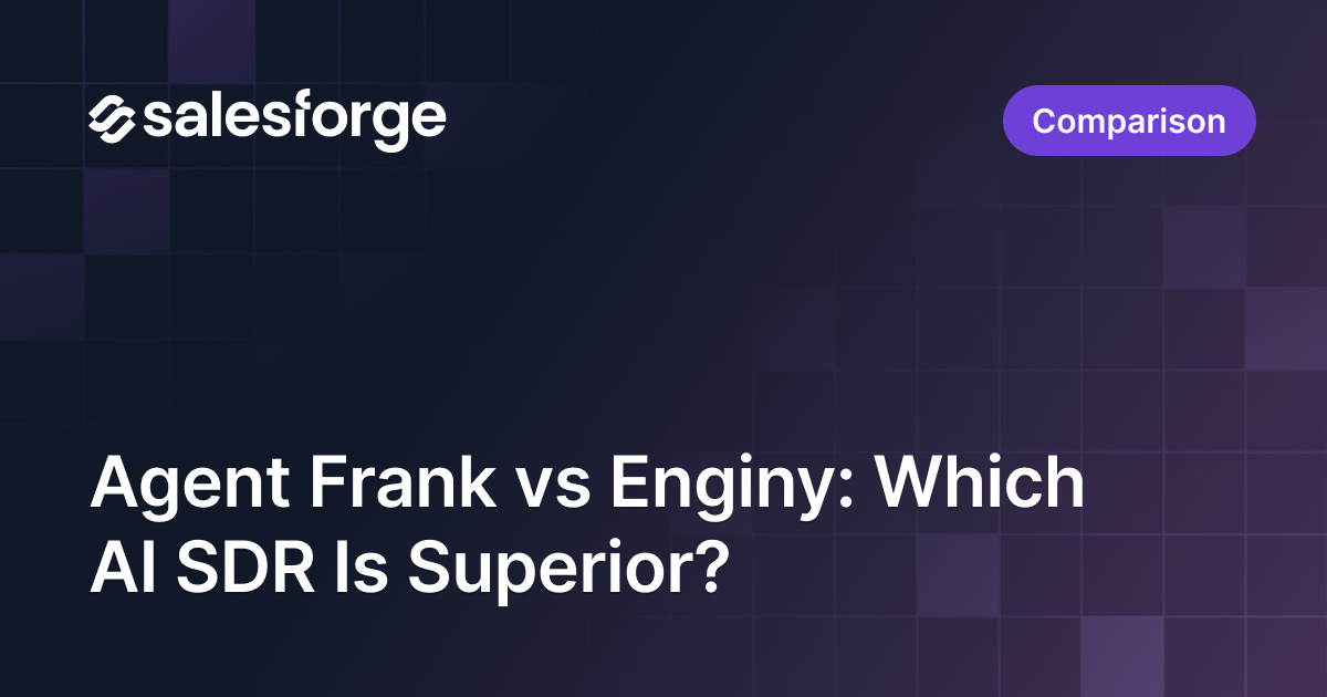 Agent Frank vs Enginy: Which AI SDR Is Superior?