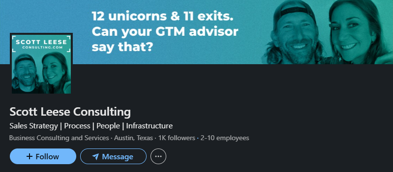 Scott Concuslting Firm LinkedIn