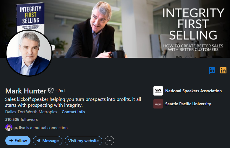 Mark Hunter LinkedIn