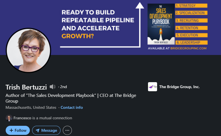 Trish Bertuzzi LinkedIn