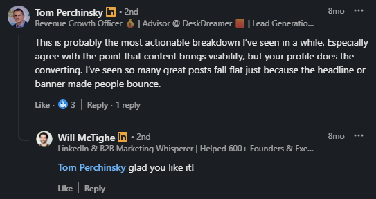 Value Comment