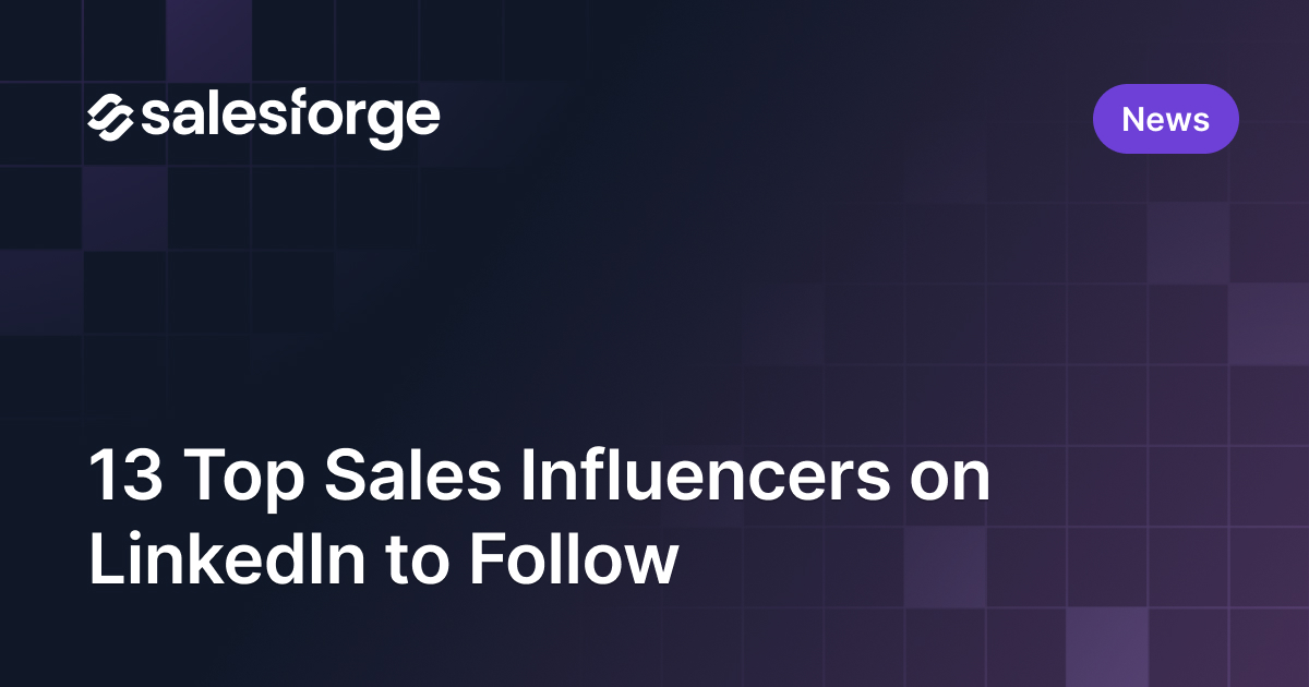 13 Top Sales Influencers on LinkedIn to Follow in 2026
