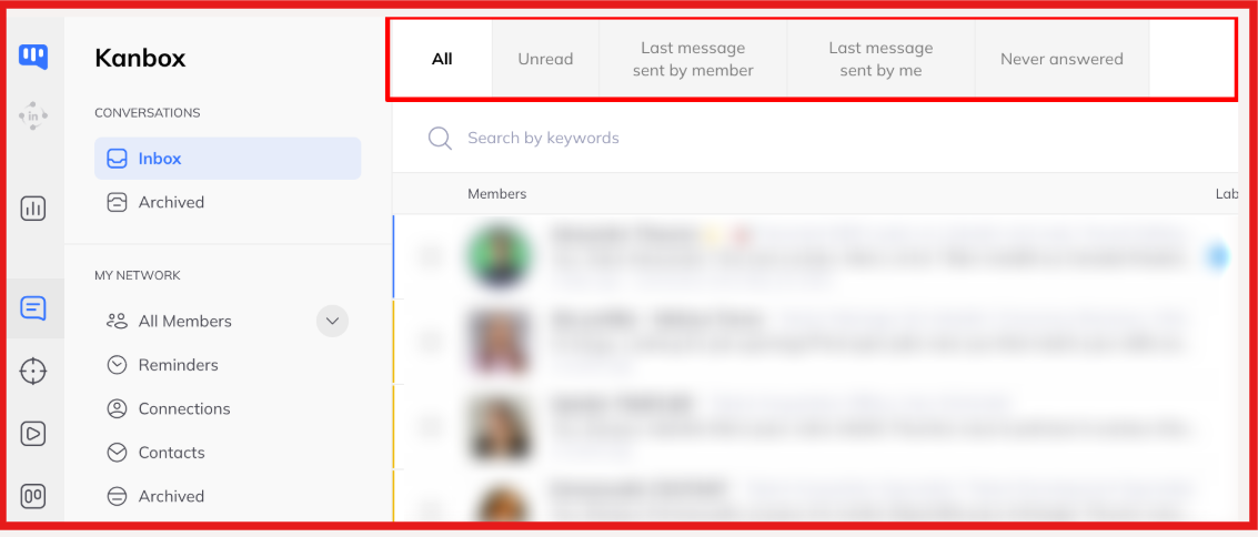 Smart LinkedIn Inbox by Kanbox